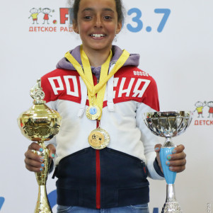 Александра Лукоянова, Санкт-Петербург (Team Russia), 1-е место среди девочек, спортсменка Сборной России на ЧЕ